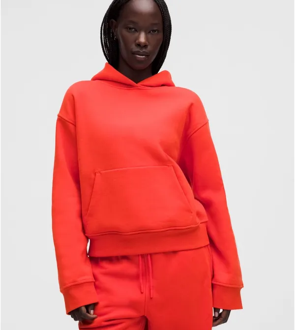 Lululemon Steady State Oxford Red Hoodie - Image 5