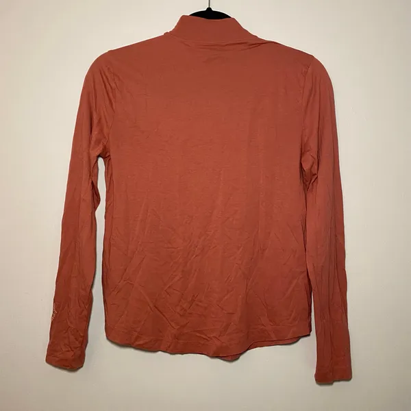 FIGS Dusty Rose Pink Super Soft Long Sleeve Underscrub Mockneck Shirt size Small - Image 6