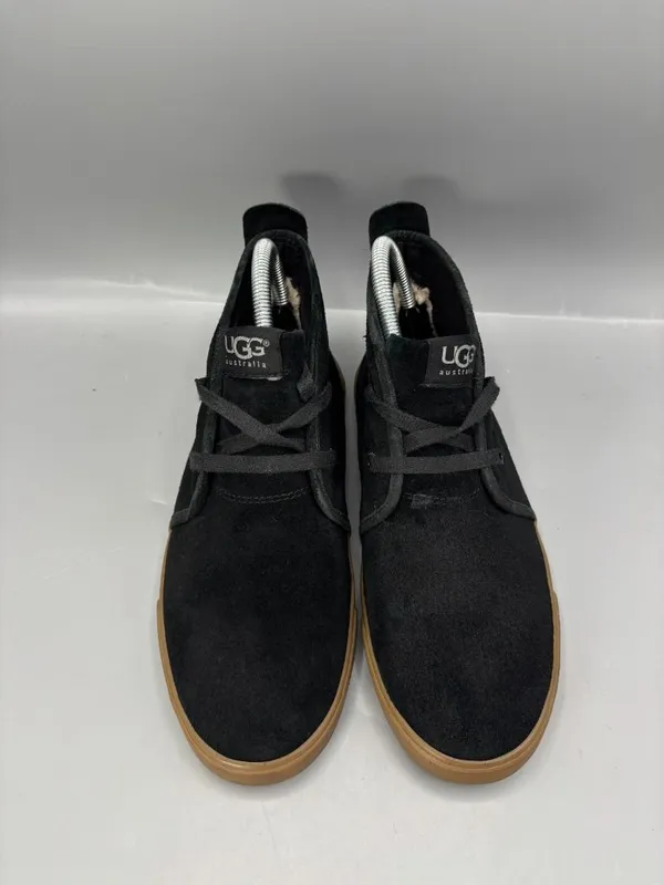 UGG Australia Chukka Boots Womens 5 Black Suede Lace Up Classic Heritage S/N3304 - Image 3