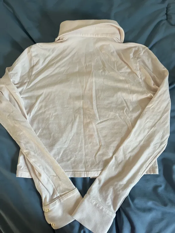 Light pink collared brandy Melville top - Image 3