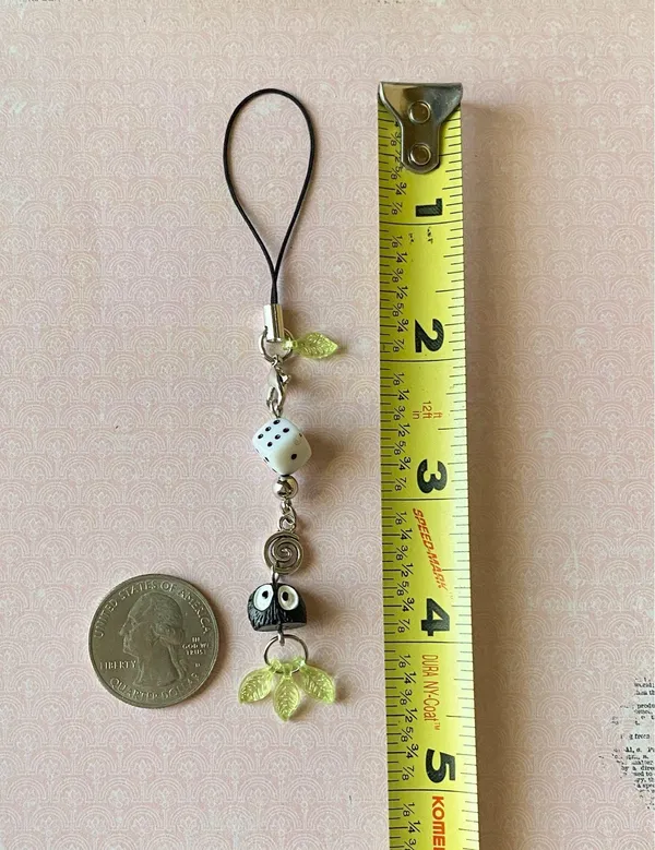 Handmade Kawaii y2k dangle phone charm/strap/bag accessory/keychain/car display⭐️🌀🍬💕 - Image 7