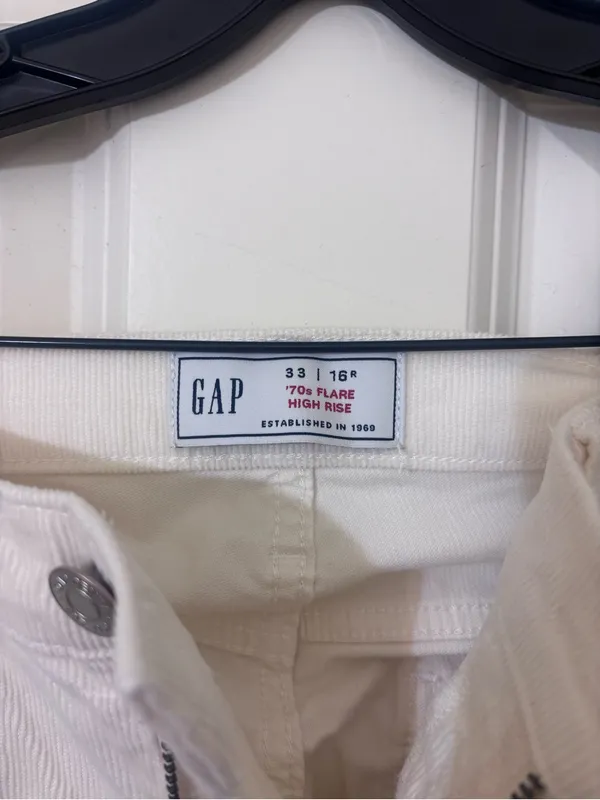 GAP White Wide-Leg Jeans - Image 2