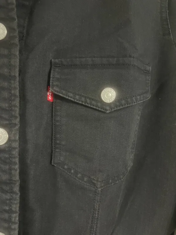 Levi’s Black Denim Dress - Image 2