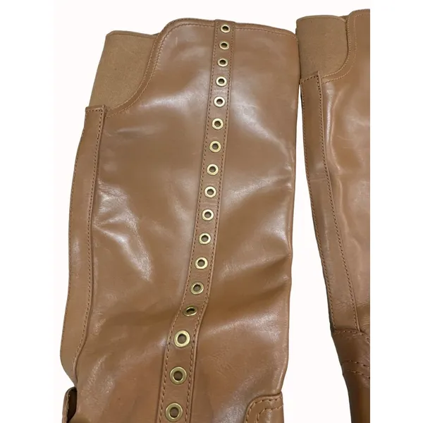 Michael Kors women’s over knee brown studded leather boots size 10M SKU 4654 - Image 3