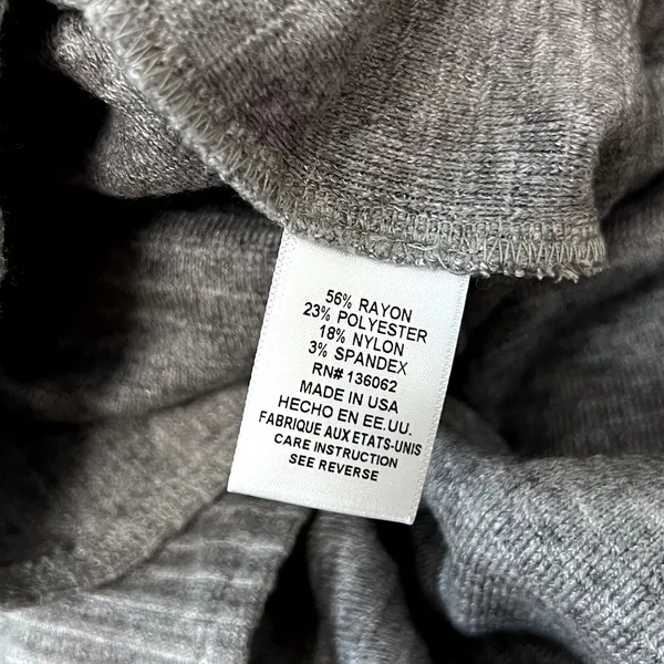 Lavender Brown Grey Maxi Bodycon Skirt With Slit Size M - Image 5