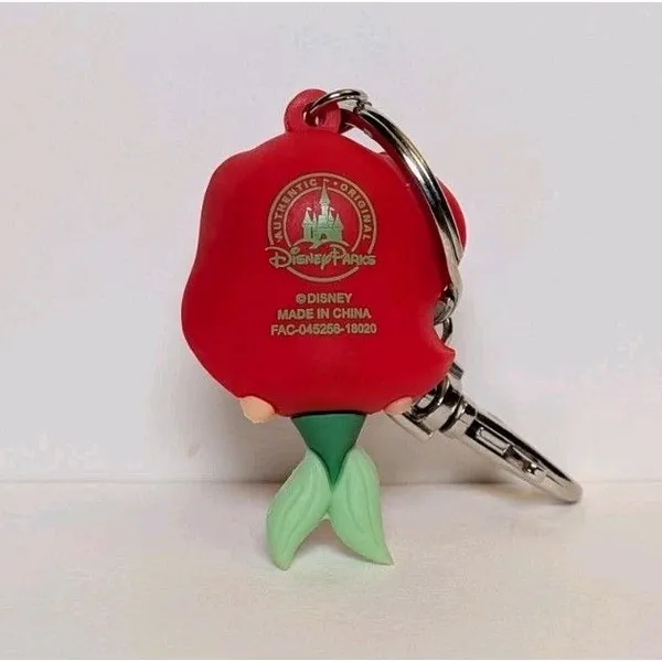 Disney Parks The Little Mermaid Ariel Princess Cuties Figurine Keychain Keyring - Image 2
