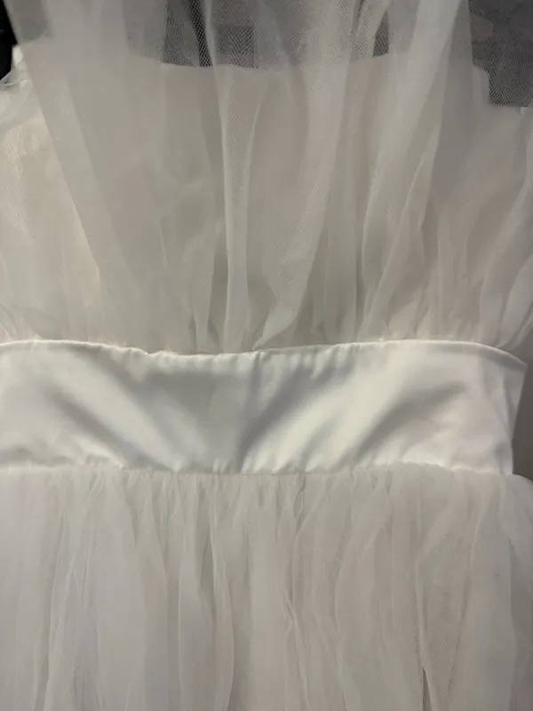 Katie May Ellee Mini Bridal Cocktail Dress White Size Medium - Image 4