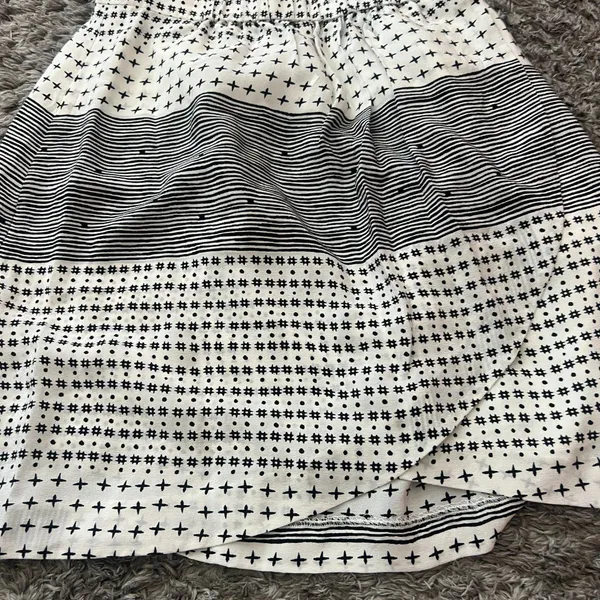 Madewell Mix Print Tulip silk Skirt size XS‎ - Image 8