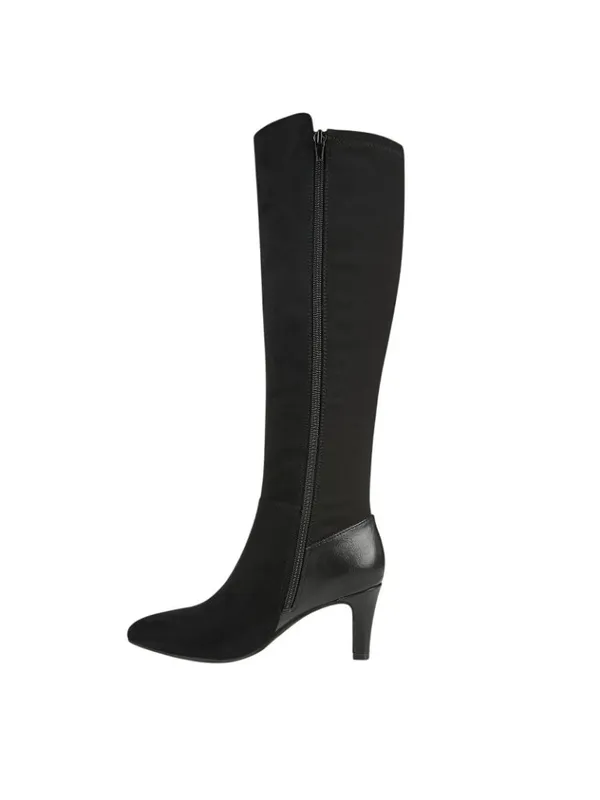 NWT Lifestride Womens Gracie High Heeled Tall Boots G6347M1 Black 8W - Image 7