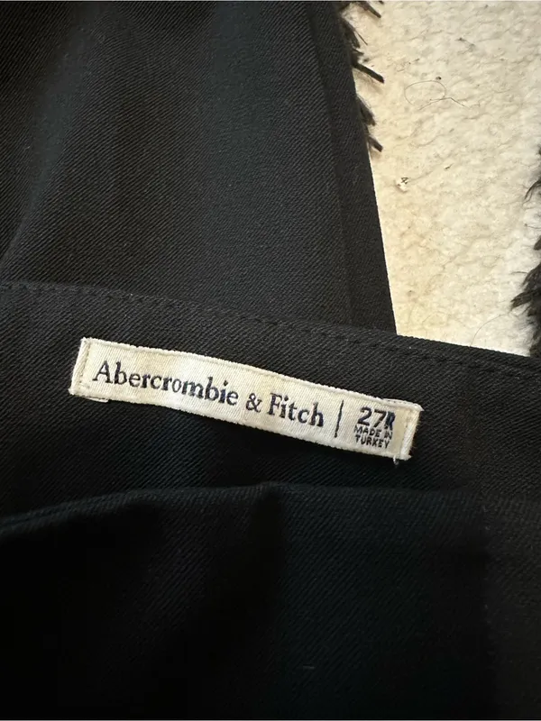 Abercrombie and Fitch Forme Bootcut Pant black size 27R - Image 2