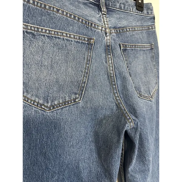 Free People Release Boot Cut Jeans Size 28 Raw Hem High Rise‎ Crop Y2K Frayed - Image 13