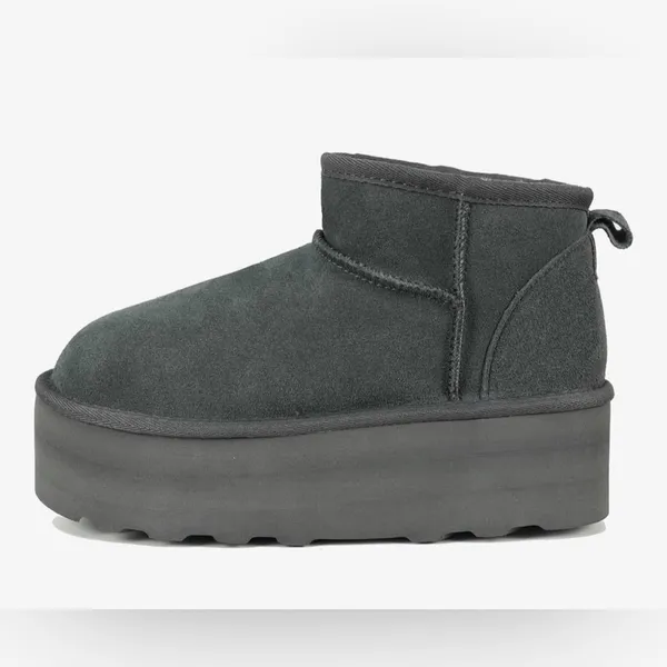 NEW Ultra Mini Platform Classic Short Ankle Cloud Fur Lined Anti-Slip Boots 6.5 - Image 2