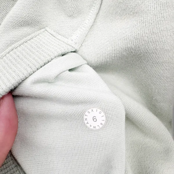 Lululemon Womens Cotton‎ Sea Breeze Cool & Collected Zip Hoodie Jacket Size 6 - Image 4
