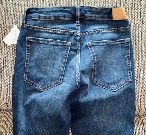 NWT $49.50 Aeropostale Dark Wash High Rise Jeggings, Sz 8R - Image 5