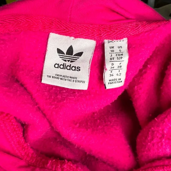 Adidas‎ Bold Pink Women's Sweater size Small - Image 2