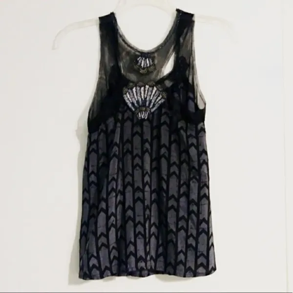 Urban Outfitters Silence & Noise Mesh Beaded Tank - Image 2