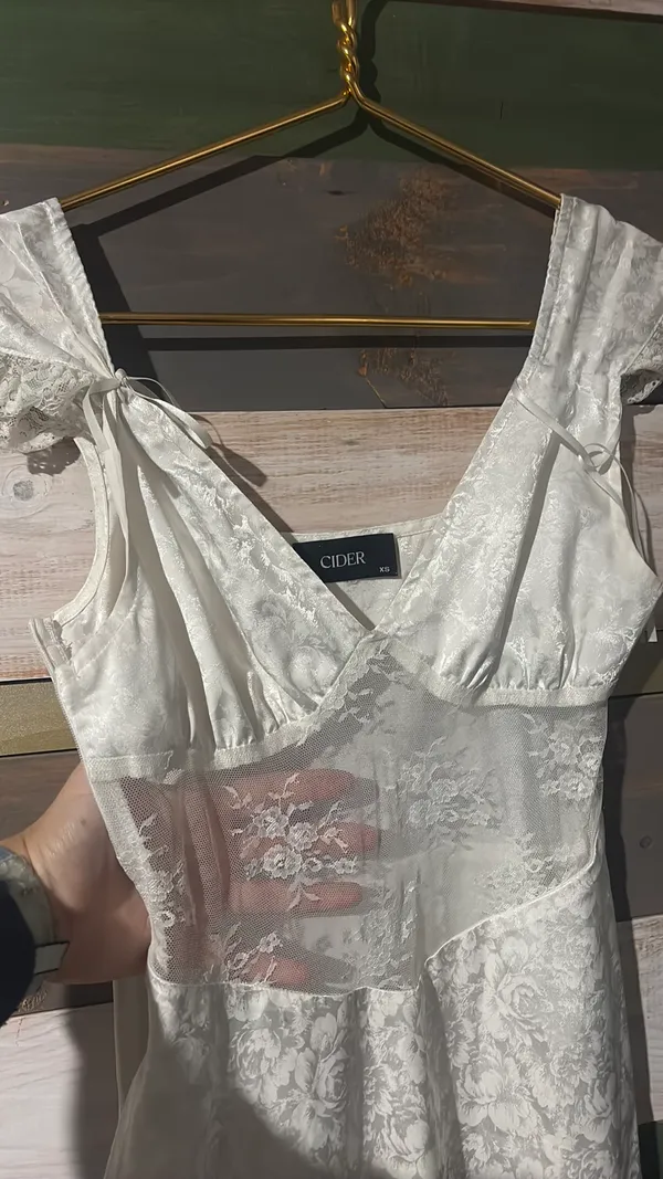 Cider Short White Dress - Image 4