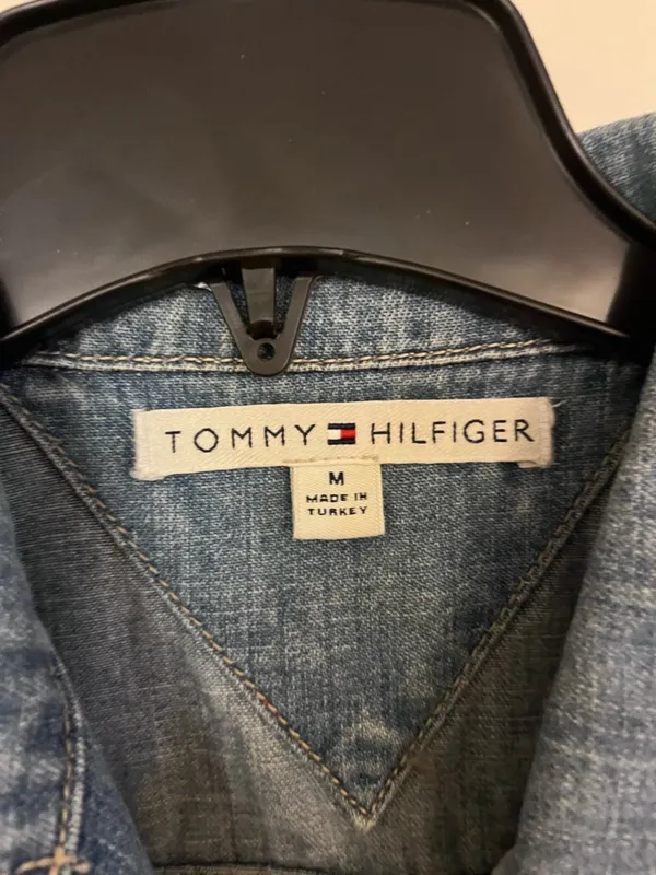 Women’s Vintage Tommy Hilfiger Jean jacket size medium - Image 2