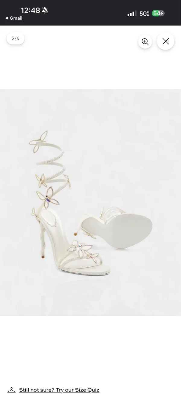 Celestia LYNA CRYSTAL BUTTERFLY SPIRAL HIGH HEELS - Image 3