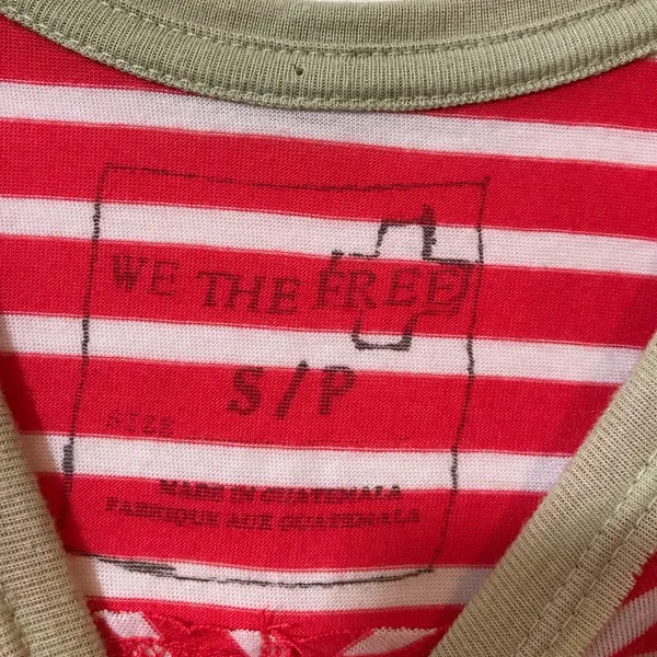 We the free striped tank top SZ S/P - Image 3