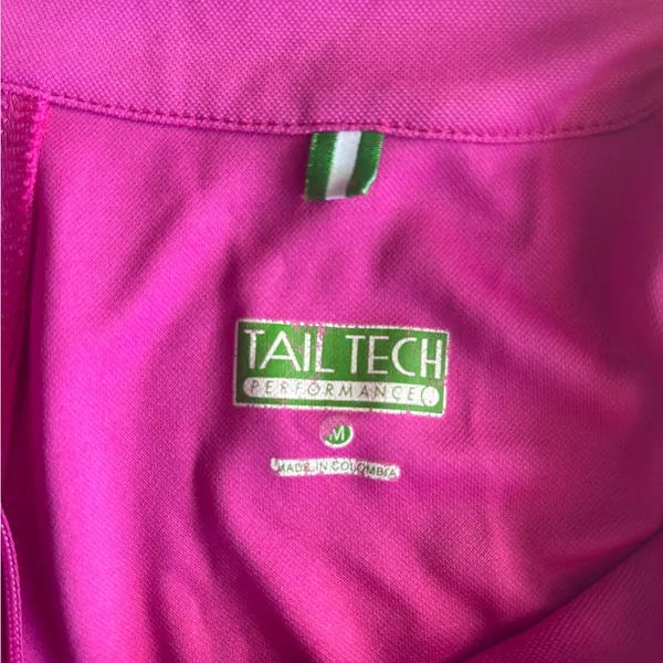 Tail Tech Performance Women’s Athletic Half Zip Top Size M PinkMade in Colombia - Image 10