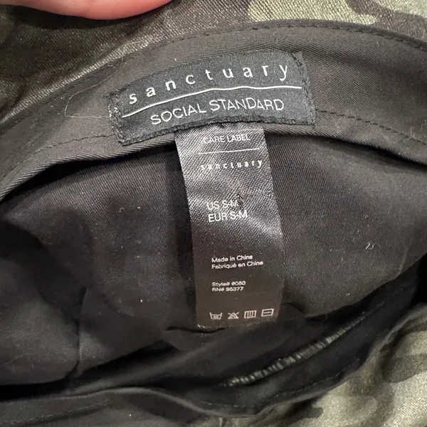 Sanctuary Social‎ Standard Camo Bucket Hat Cotton Blend Women SM - Image 5