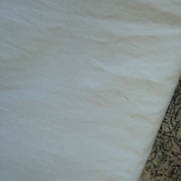 Loro Piana White Cotton Silk Blend Wide Leg Trousers Pants Italy Size 44 - Image 9