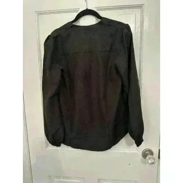 Band of Gypsies Black Oversized Long Sleeve Blouse‎ size S NWT - Image 4