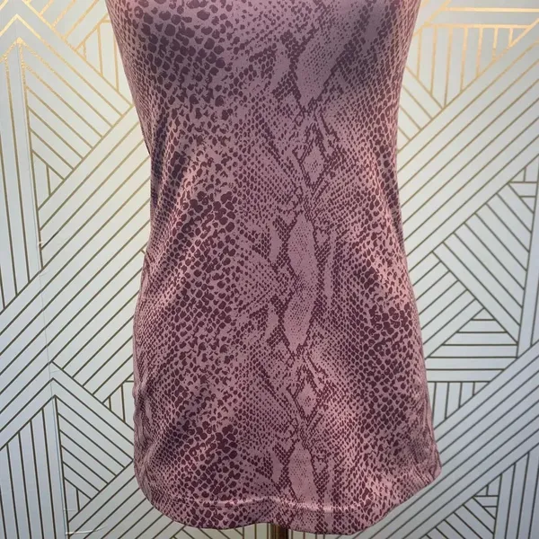 Lululemon Cool Racerback Tank Top Desert Snake‎ Berry Multi Pink Red Size 4 - Image 3