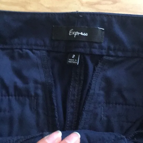 Blue ankle pants express Size 2 - Image 3