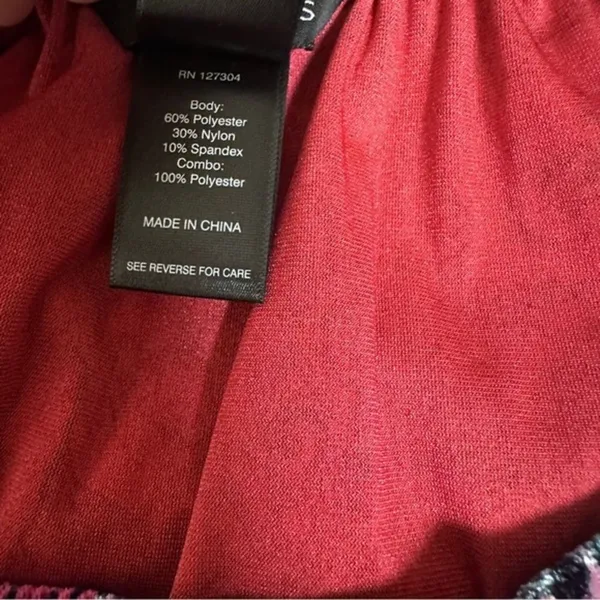 Ali Miles Crashed Velvet Tunic 1X floral Logenlook lace details sleeves - Image 4