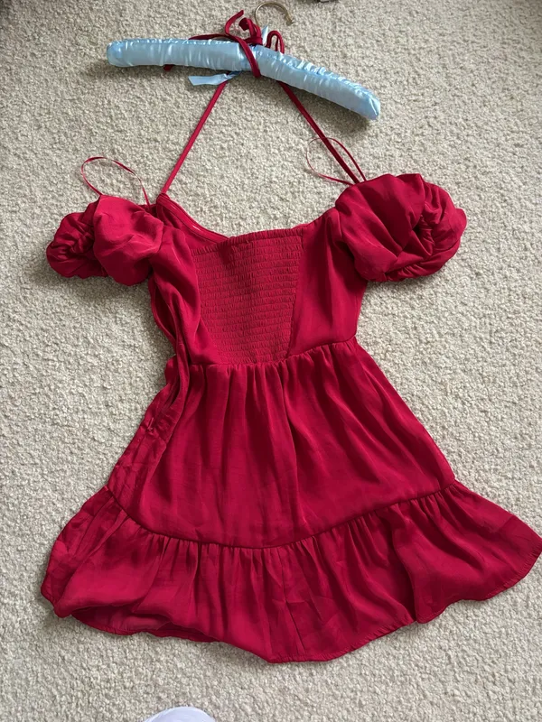 Kimchi Blue Urban Outfitters Red Mini Dress - Image 3