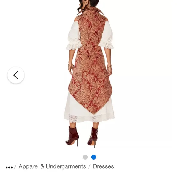 Spirit Halloween Adult Pirate Dress Costume Deluxe NWT - Image 2