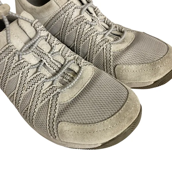 Dansko Sneakers Women's Size 39‎ Honor Ivory Suede Walking Comfort Shoes - Image 4