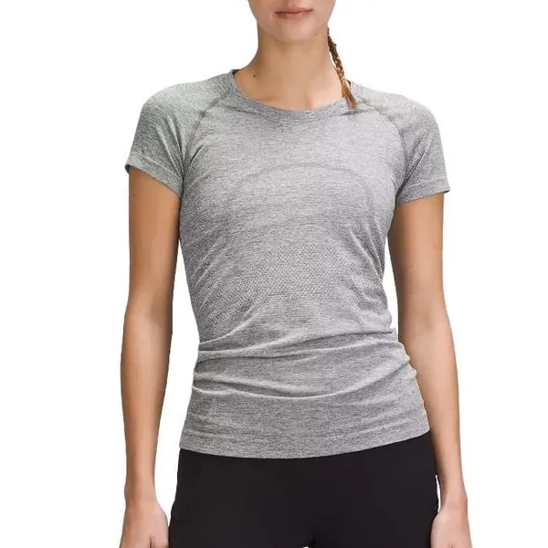 Lululemon Swiftly Tech Short Sleeve Crew tee Slate White workout running train - Image 13