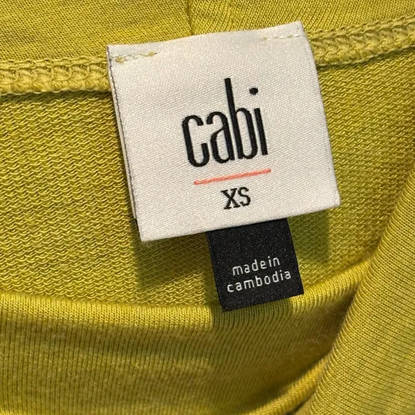 CAbi Chartreuse Ease Turtleneck Style #4193 - size XS - Image 3