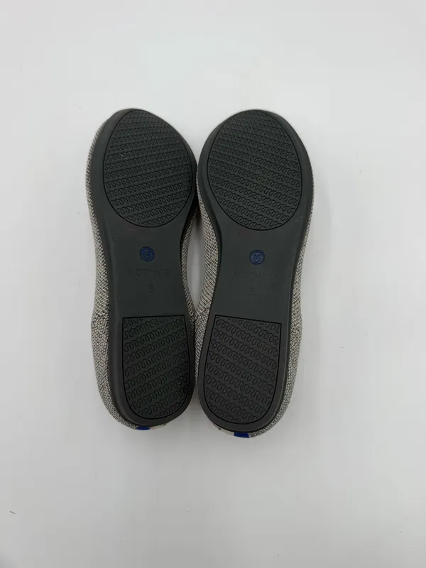 Rothy’s Women’s Size 8 Gray Knit Loafers Flats Blue Stripe Washable Shoes - Image 7