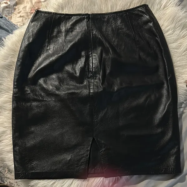 Croft & Barrow Black Pencil Skirt Knee-Length Cocktail - Image 2