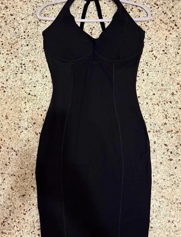 Gymshark Whitney dress black please read - Image 5