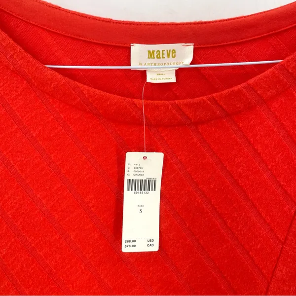 Anthropologie Maeve NWT Devine Classy Casual Asymmetrical Long Sleeve Tunic Top - Image 8