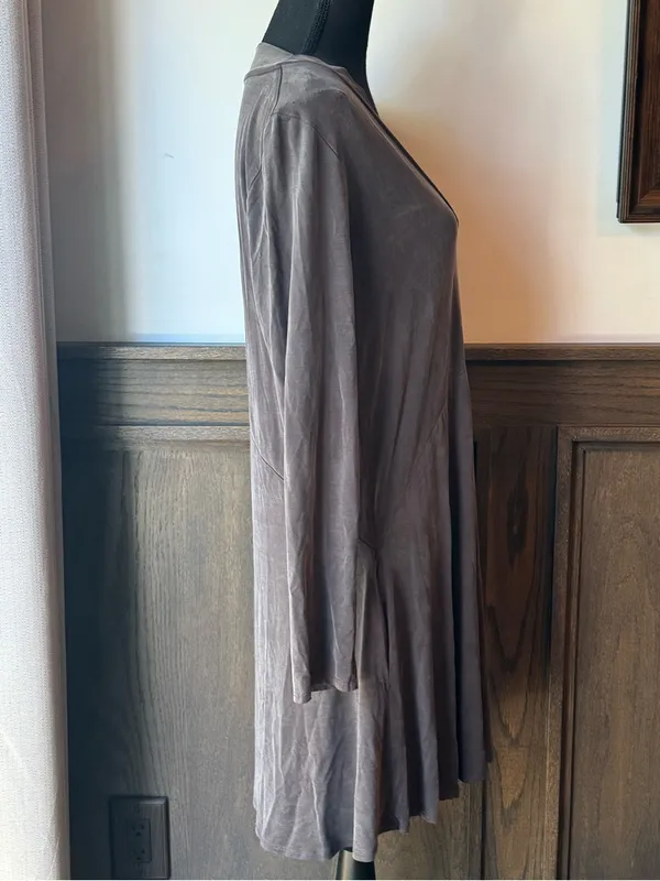 Anthropologie Dolan West Coast V-Neck Long Sleeve Swing Dress Medium - Image 5