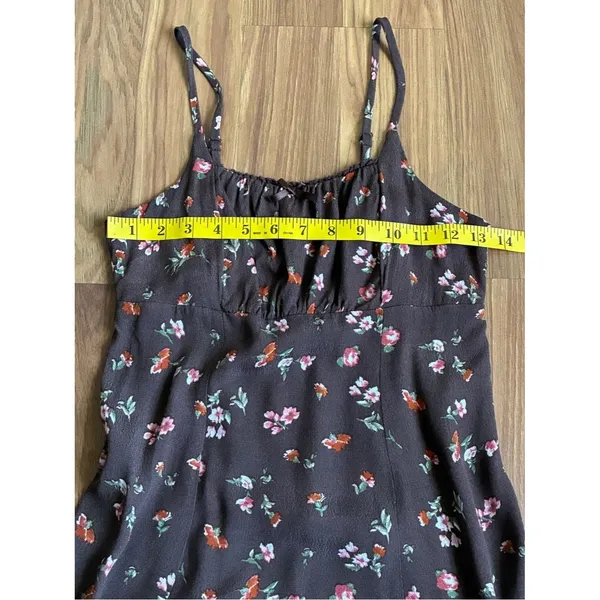 Wild Fable Floral Cami Mini Dress - Brown / Espresso Size XS - Image 6