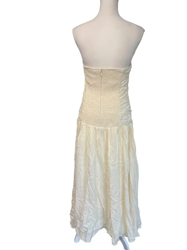 ASTR the Label Zori Dress in Cream Large New Womens Midi - Image 6