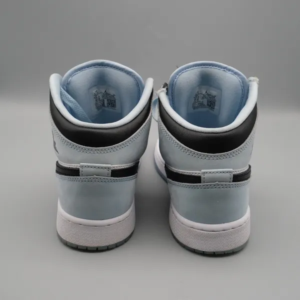Jordan 1 Mid SE GS Ice Blue Black White DV1337-104 5.5Y Women 7 Sneaker - Image 8