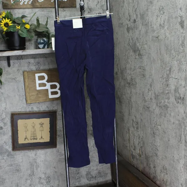 A New Day Womens High-Rise Stovepipe Trousers 93011182 Blue 6 - Image 2