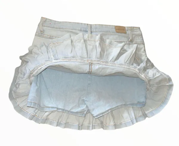 Zana Di y2k light wash denim skort - Image 2