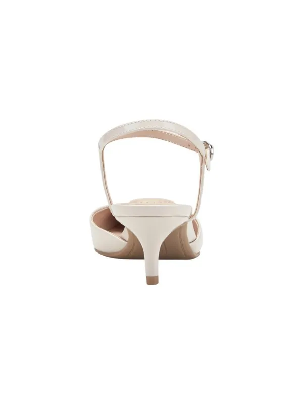 NWT Bandolino Rose Pointed Toe Kitten Heel Pump BNROSE3 Ivory Off White 8M - Image 3