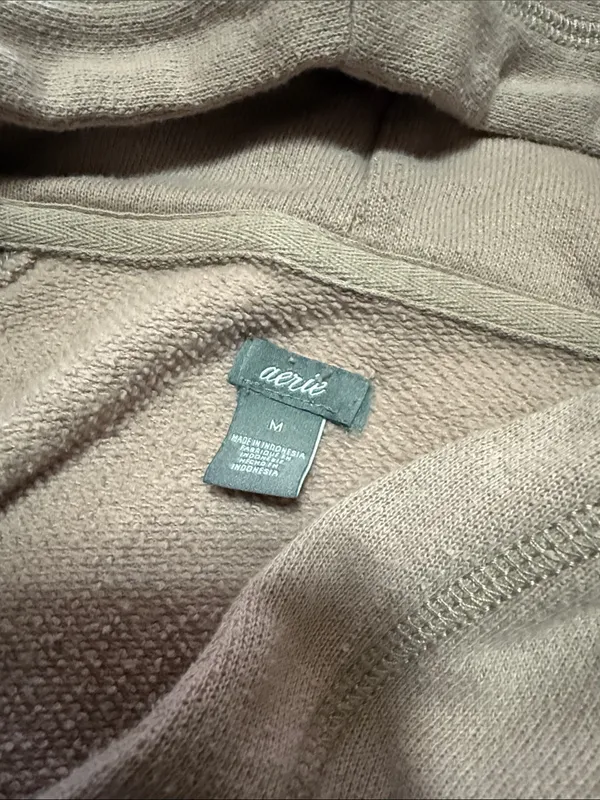 aerie Snap-Side Hoodie in Dusty Mauve - Image 2