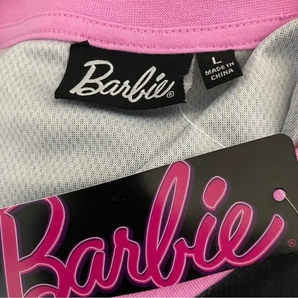 NWT Iconic Barbie Jersey Size Large Black - Image 6