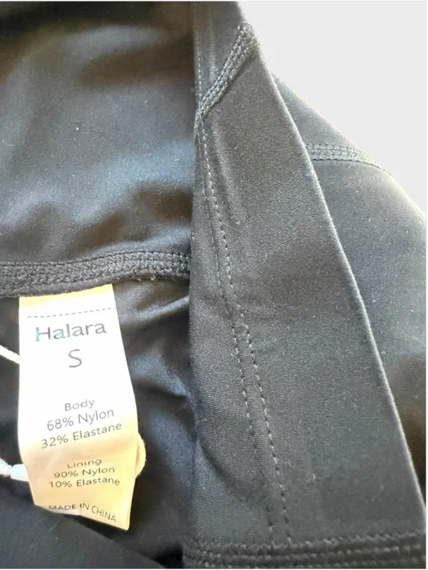 Size S Halara Ultrasculpt Tummy Control Biker Shorts Black - Image 3